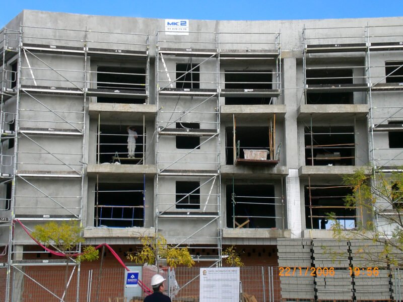 Fachada con panel Baupanel® System en Cáceres