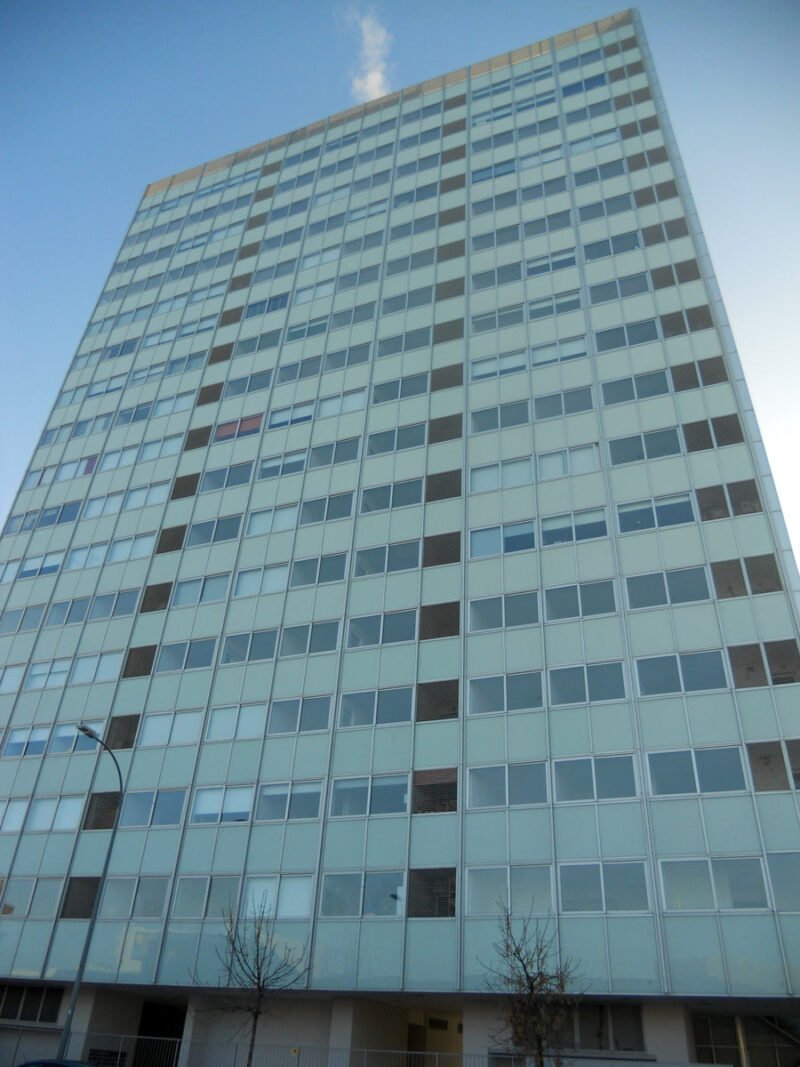 Fachada Baupanel de 55 metros de altura, Madrid 2011