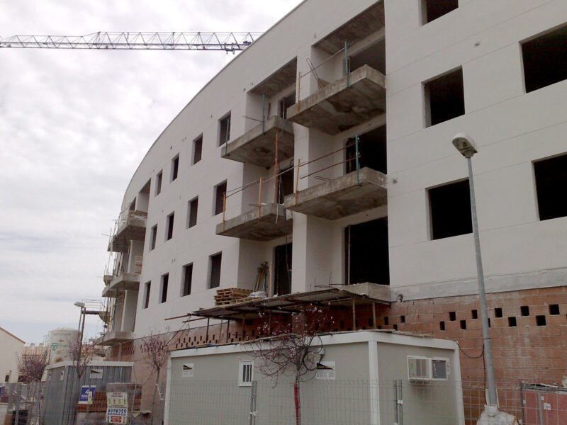 Fachada con panel Baupanel® System en Cáceres