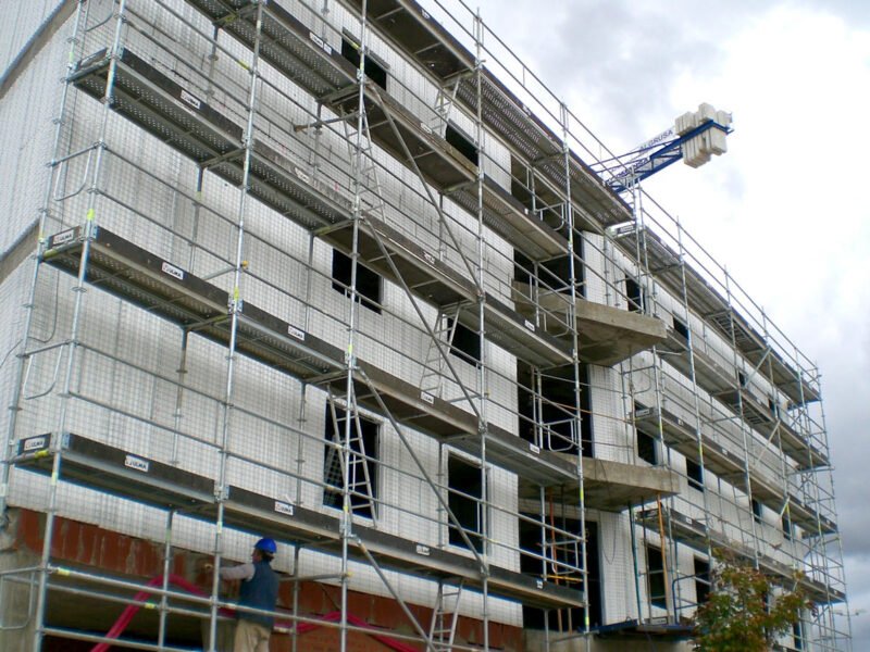 Fachada con panel Baupanel® System en Cáceres