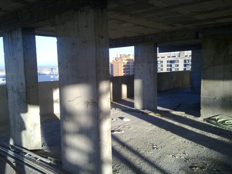 Fachada Baupanel de 55 metros de altura, Madrid 2011