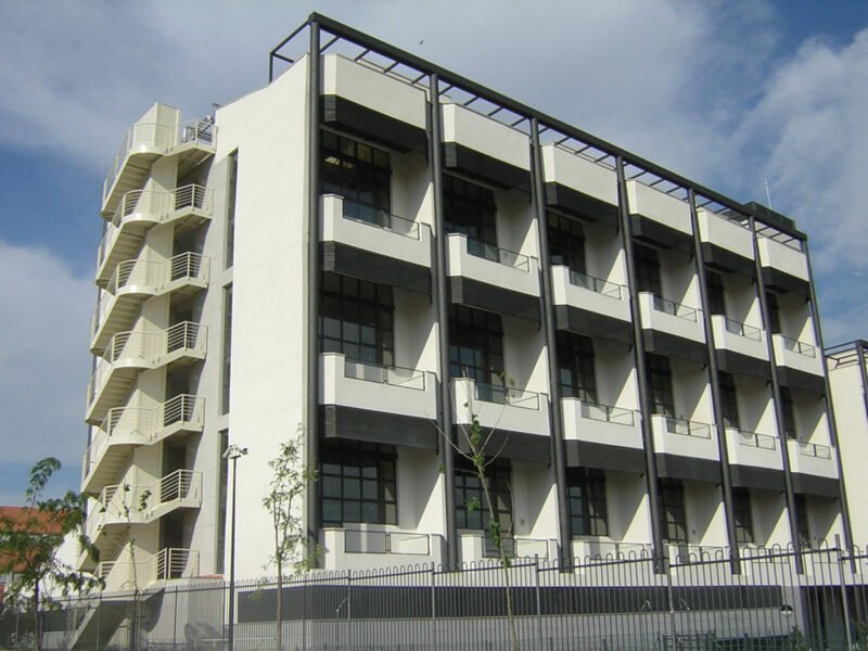 Edificio de 8 alturas en Madrid, con sistema de construcción Baupanel® System