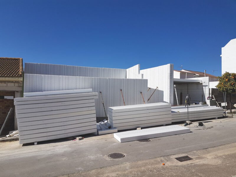 1 Villanueva de Algaidas, construcción nueva de casa unifamiliar con paneles estructurales Baupanel