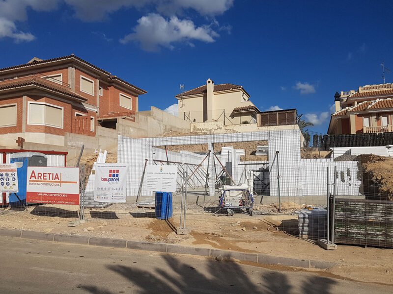 Vivienda construida con sistema de construcción Baupanel, en Calarreona, Murcia