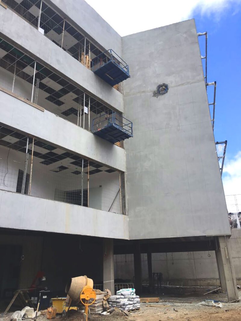 Nanotec Canarias, cerramiento industrial de edificio con Baupanel® System.