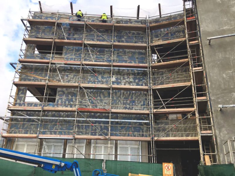 Nanotec Canarias, cerramiento industrial de edificio con Baupanel® System.