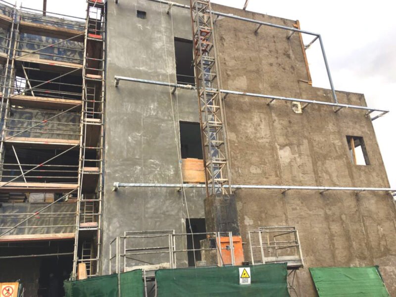 Nanotec Canarias, cerramiento industrial de edificio con Baupanel® System.