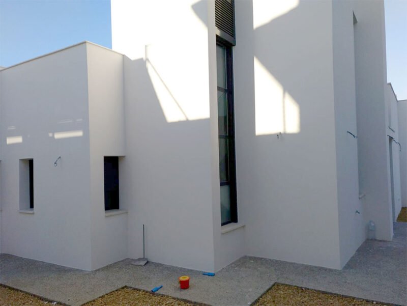 Vivienda construida con sistema de construcción Baupanel, en Calarreona, Murcia