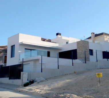 Vivienda construida con sistema de construcción Baupanel, en Calarreona, Murcia