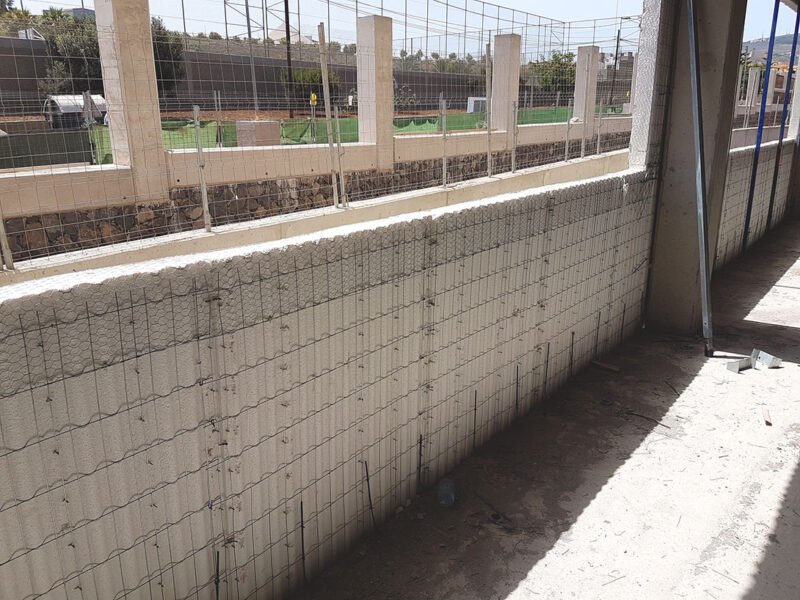 Nanotec Canarias, cerramiento industrial de edificio con Baupanel® System.