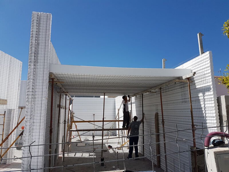 2 Villanueva de Algaidas, construcción nueva de casa unifamiliar con paneles estructurales Baupanel