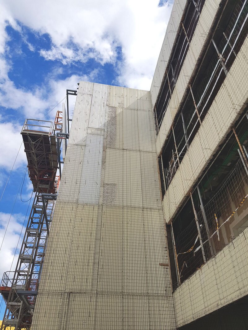 Nanotec Canarias, cerramiento industrial de edificio con Baupanel® System.