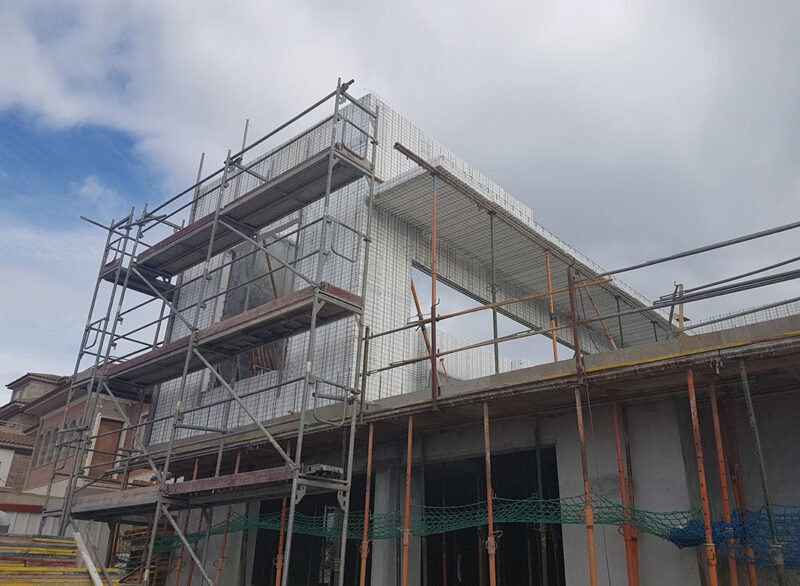 Vivienda construida con sistema de construcción Baupanel, en Calarreona, Murcia