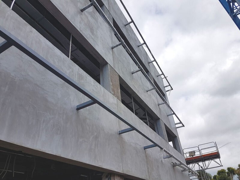 Nanotec Canarias, cerramiento industrial de edificio con Baupanel® System.
