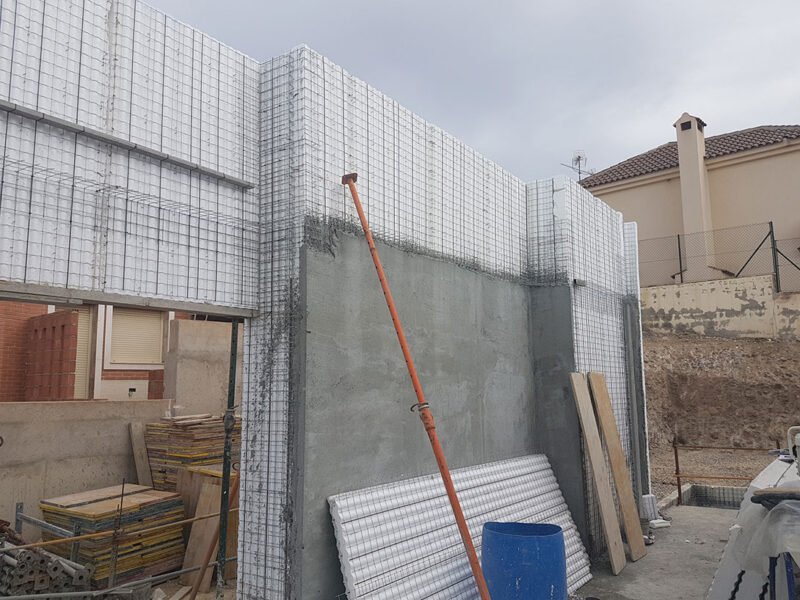 Vivienda construida con sistema de construcción Baupanel, en Calarreona, Murcia