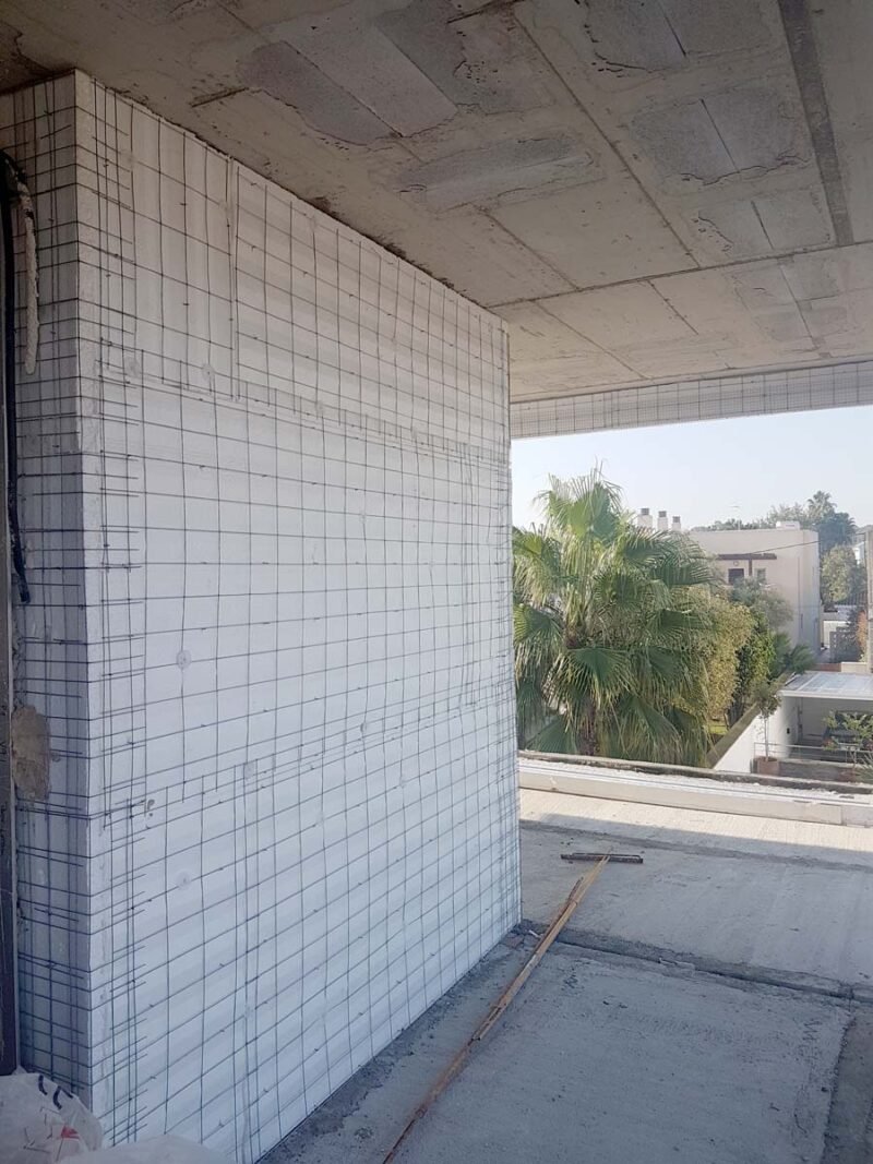 Sate thermal coating, house in Sanlúcar, Baupanel.