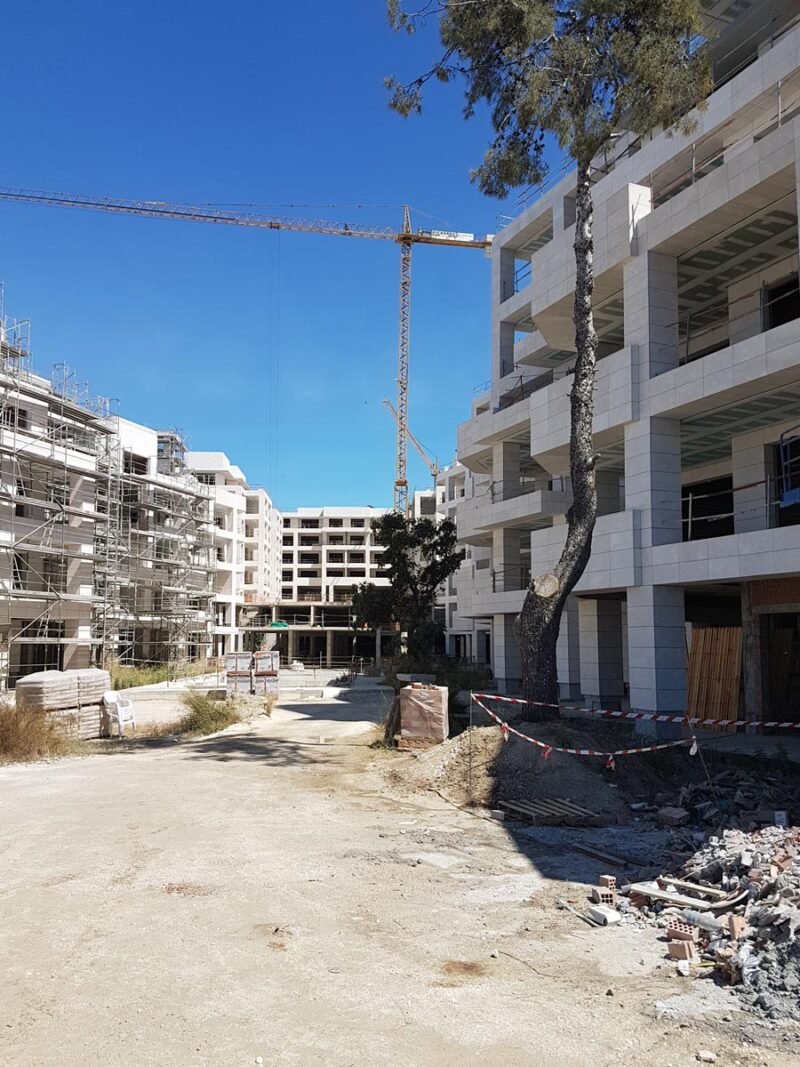 Use of SATE for cavity wall thermal enclosing in hotel, Estepona, Málaga