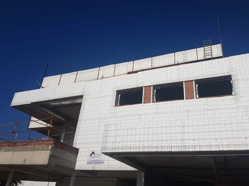 Sate thermal coating, house in Sanlúcar, Baupanel.