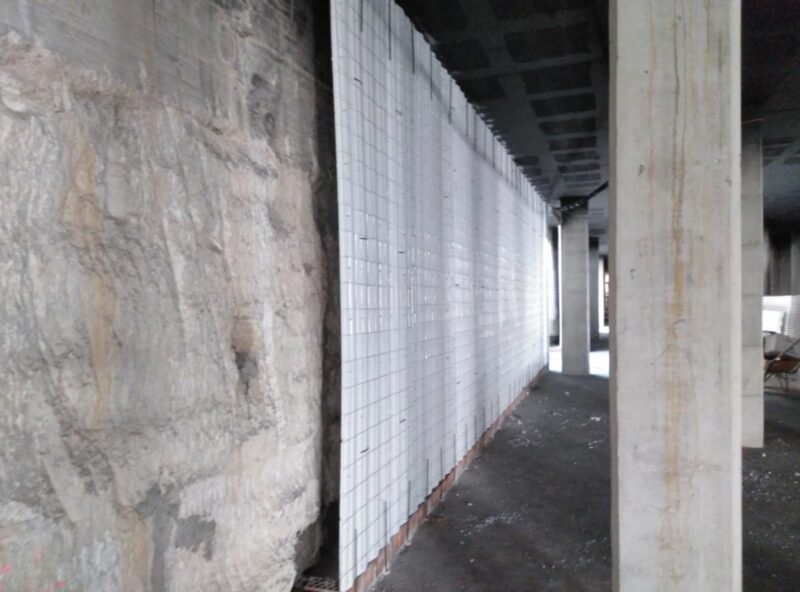 Use of SATE for cavity wall thermal enclosing in hotel, Estepona, Málaga