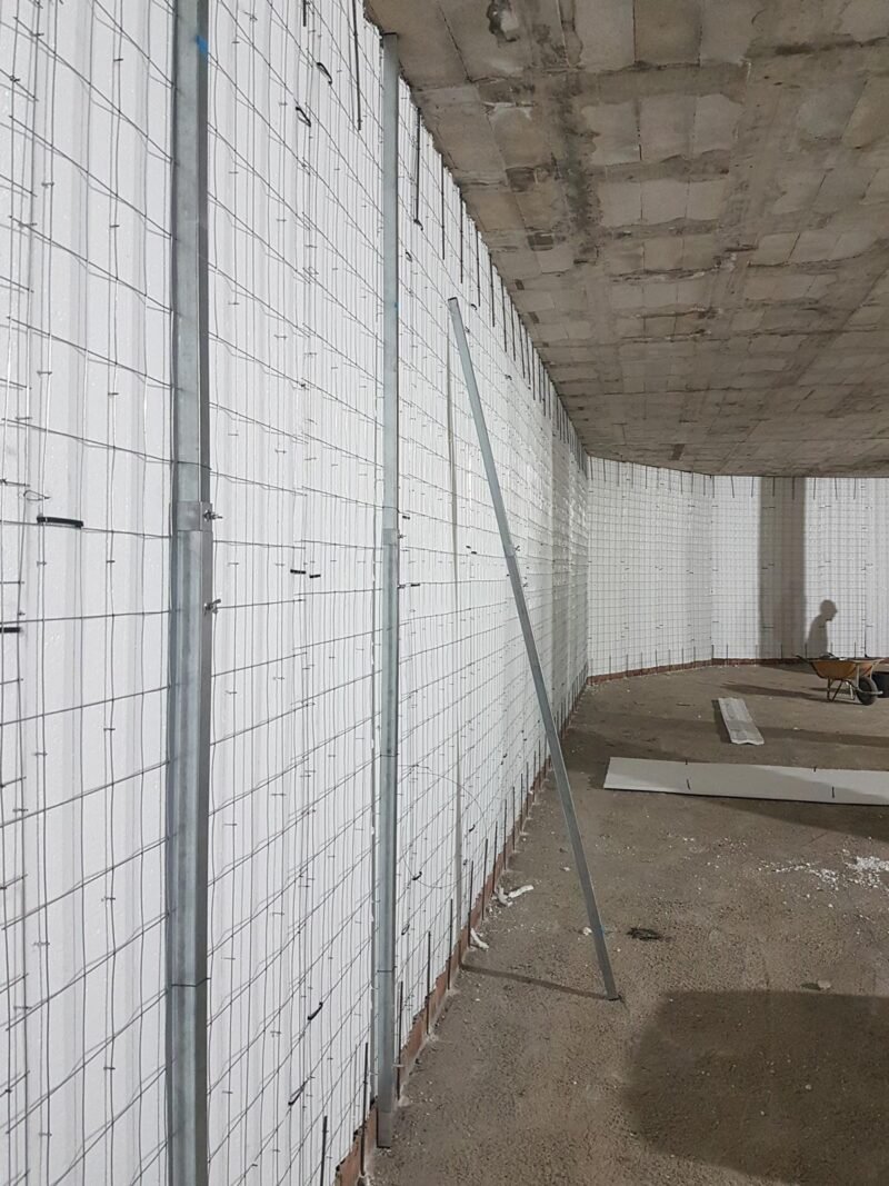 Use of SATE for cavity wall thermal enclosing in hotel, Estepona, Málaga