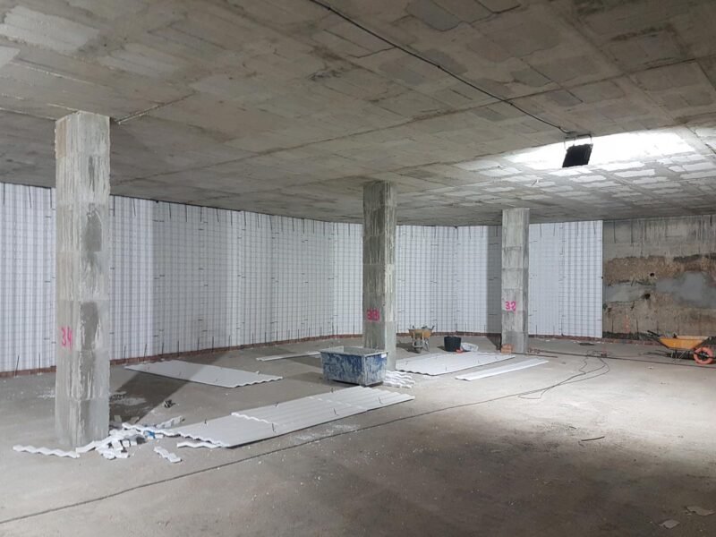 Use of SATE for cavity wall thermal enclosing in hotel, Estepona, Málaga