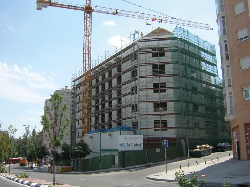 Cerramiento de Fachada en edificio, Madrid, Baupanel