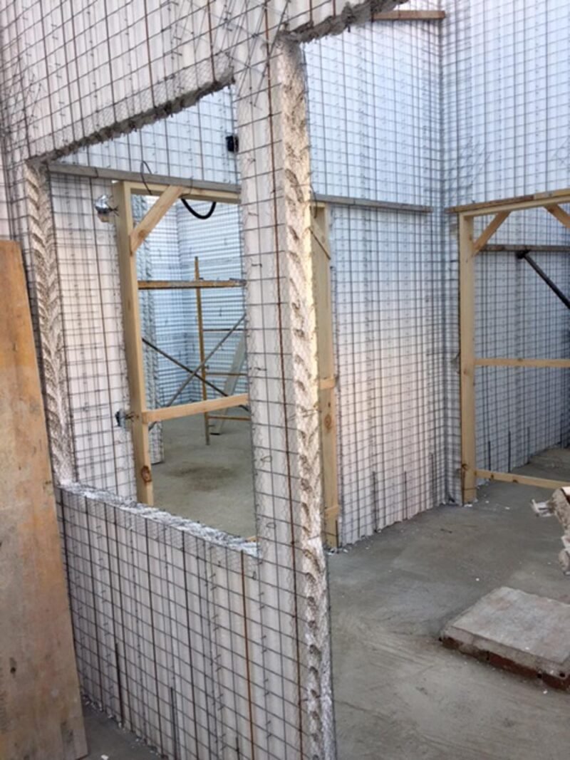 House built with Baupanel System in Spain, new construction