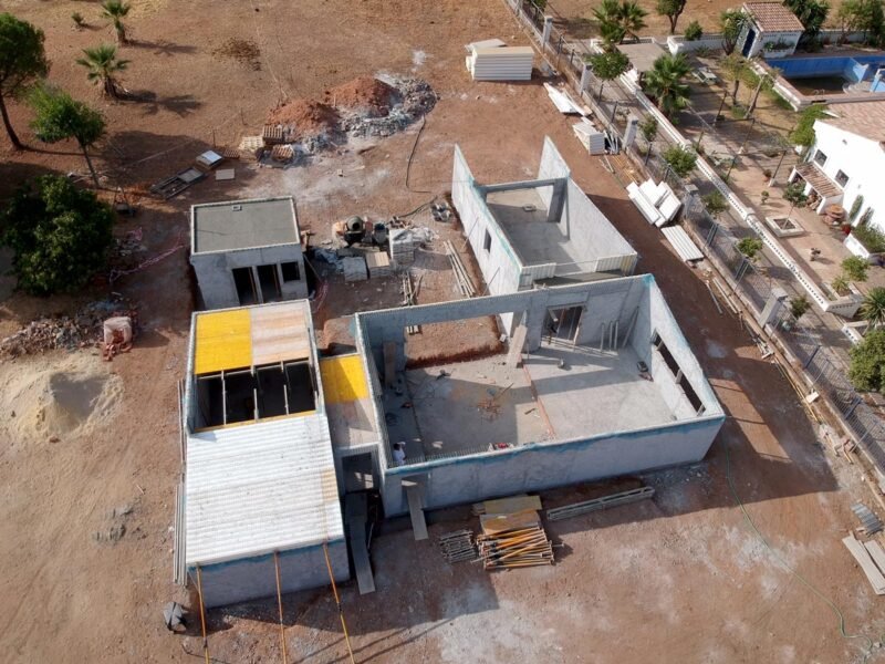 Newly built house in La Celada, Seville, with the Baupanel® System construction system.