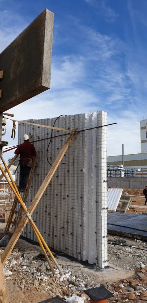 Edificio Kommerling Madrid, Baupanel System