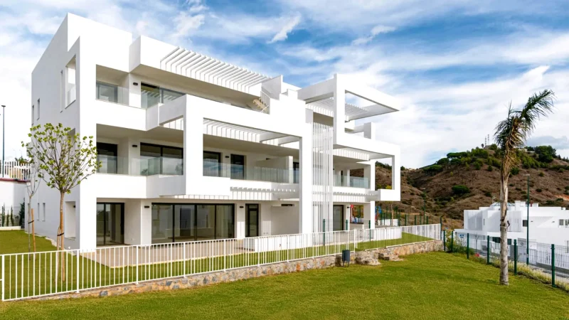 Residential Limonar Gardens in Malaga, Spain